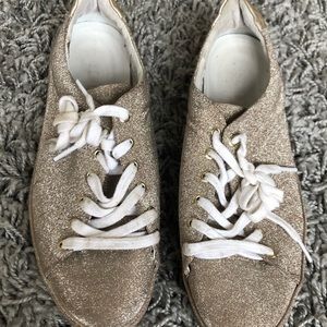 Schultz Gold Glitter Sneaker